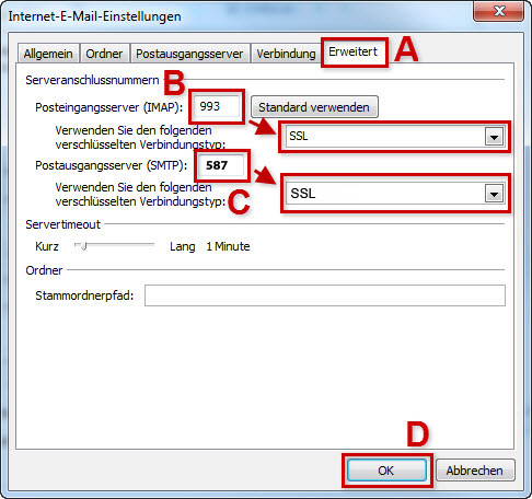 Serveranschlussnummern