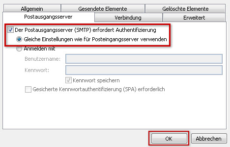 Weitere Einstellungen