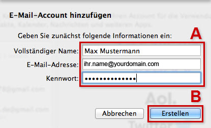 E-Mail-Account hinzufügen